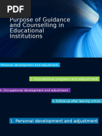 Purpose of Guidance and Counselling in Educational Institutions 3
