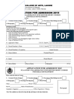 Admission Form Qec