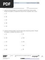 Download Homework Lessons 11 to 15 by Jonathan Daley SN336058880 doc pdf