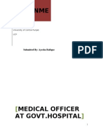 Job Design of Govt. Hospital