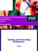 A Framework For Human Resource Management, 4 Ed. Gary Dessler