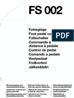 FS 002 Foot Control PDF