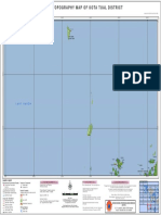 Peta Topographic Map Tual 250K