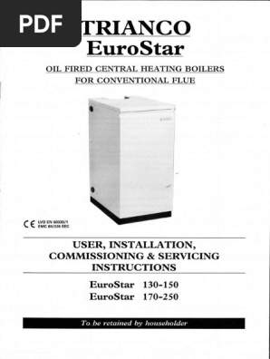 Trianco EuroStar Utility 170 - 250 | PDF | Chimney | Boiler