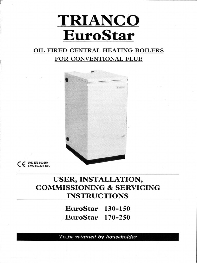 Trianco EuroStar Utility 170 - 250 | PDF | Chimney | Boiler