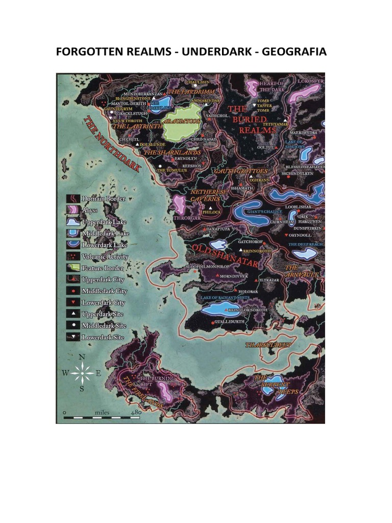 Geografia do Subterrâneo de Faerûn | PDF | Reinos Esquecidos (Dungeons ...
