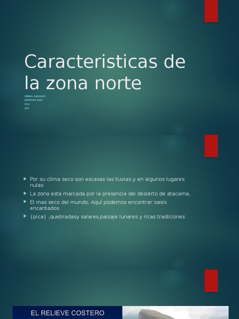 Características de la Zona Norte | PDF