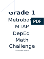 Grade 1 Metrobank Math Challenge 2004