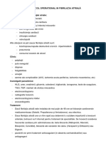 Protocol Operational in Fibrilatia Atriala(1)