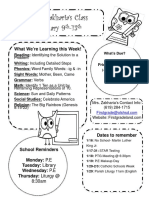 Mrs. Zakharia's Class January 9 - 13: TH TH