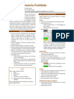 El Desierto Prohibido - Reglas en Espanol A La JCK