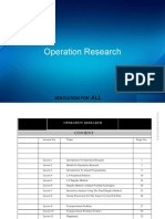 Operation Research