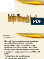 Modul Excel Dasar