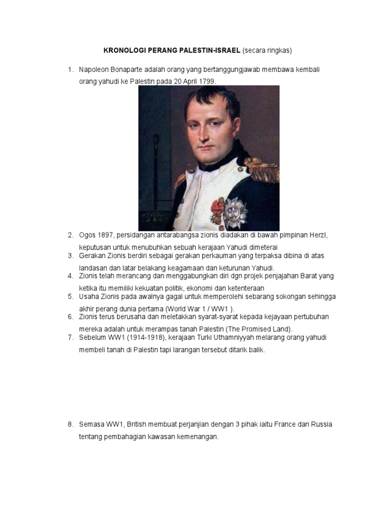 Kronologi Perang Palestin Pdf
