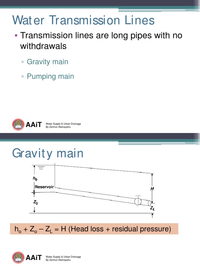 Water Supply System Design Overview | PDF