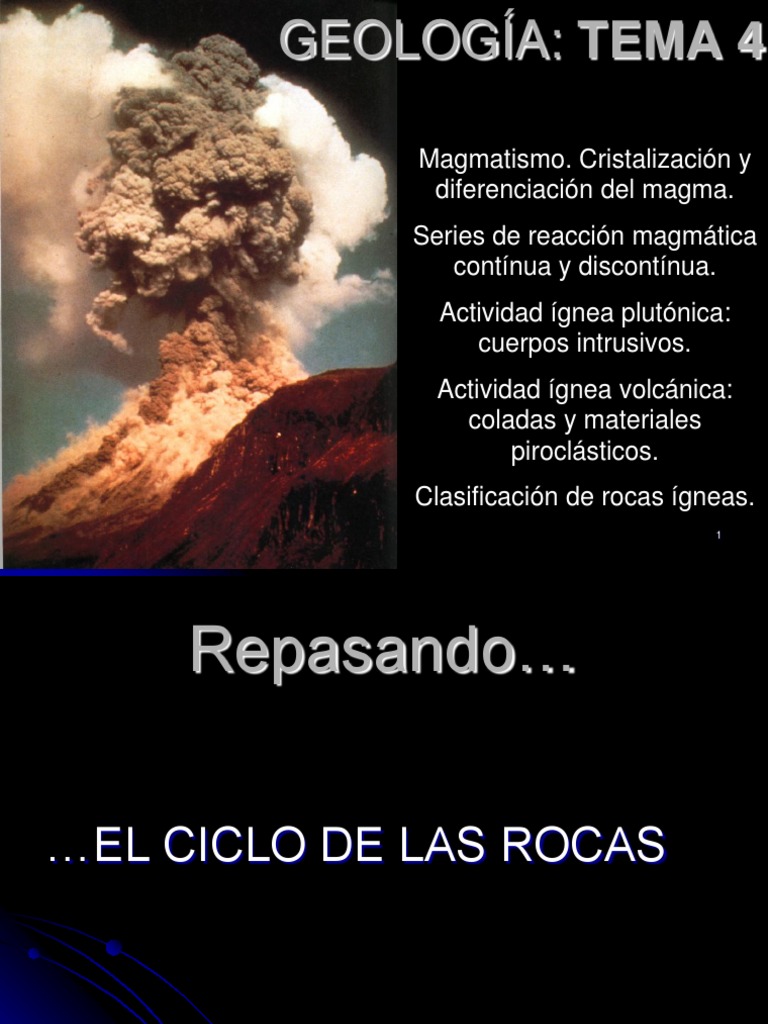 Ciclo de Las Rocas PDF | PDF | Magma | Roca ígnea