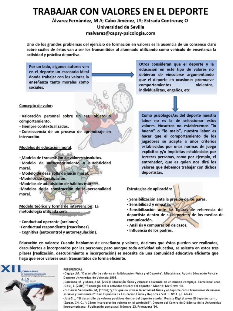 Valores en el Deporte y su Enseñanza | PDF | Comportamiento | Moralidad