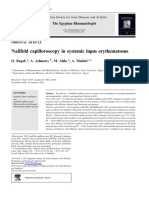 Nailfold Capilloroscopy in Systemic Lupus Erythematosus