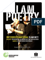 Slam Poetry - Unterrichtsmaterial