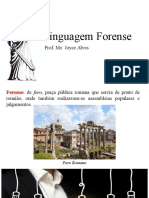 Linguagem Forense - APRESENTAÇÃO