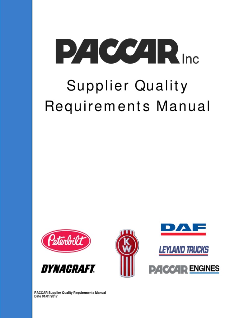 Supplier Quality Requirements Manual 010317 Final ISO 9000