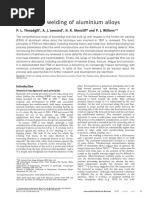 FSW of Aluminium Alloys