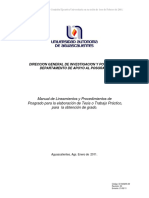 Manual de Lineamientos - Elaboración de Tesis Jun2014 PDF