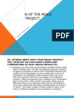 Evaluation of The Music Magazine Project