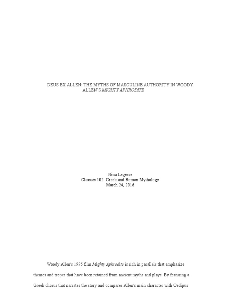 How was aphrodite born picture