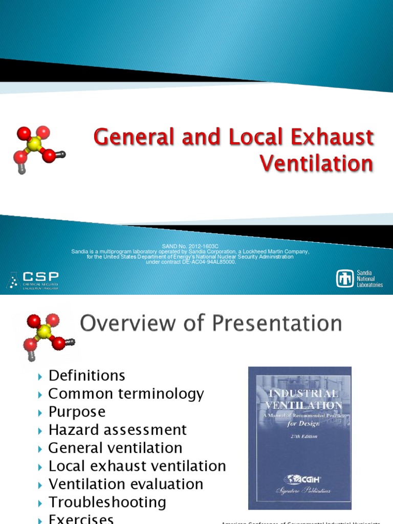Overview of Ventilation Systems | PDF | Ventilation (Architecture) | Hvac