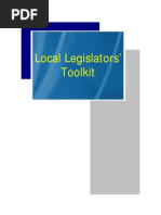 Local Legislators Toolkit