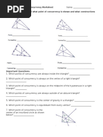 Points of Concurrency WS-1