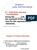 Compounds Andtheir Bonds: 5.1 Octet Rule and Ions Learninggoal