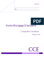OCC Feb 2010 Home Mortgage Disclosure Handbook