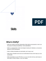 Slidify Tutorial Slides - JHU/Coursera