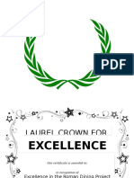 Laurel Crown Certificate