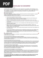 Methode Efficace Pour Se Concentrer