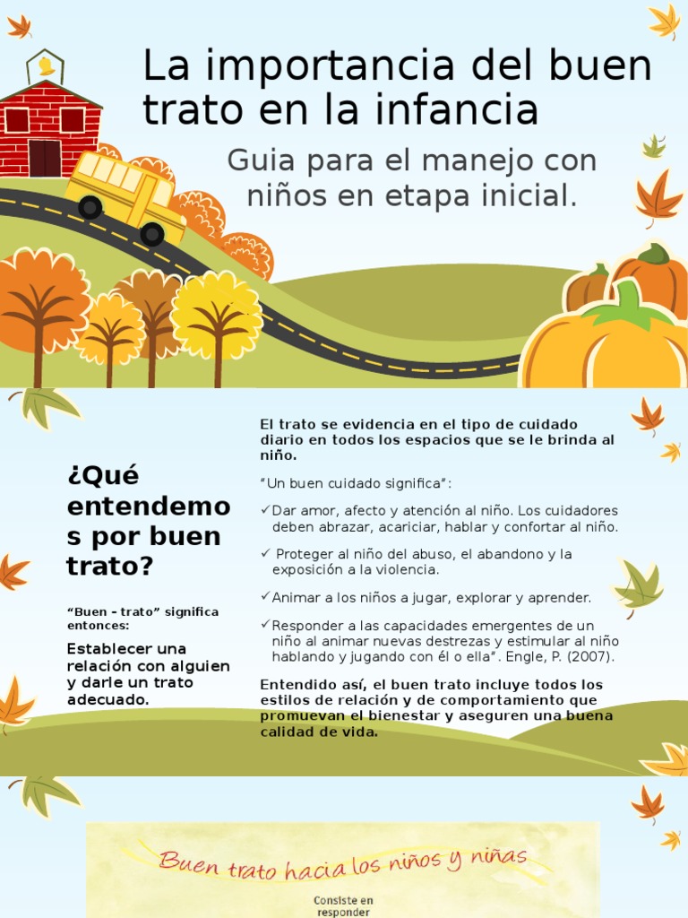 La Importancia Del Buen Trato en La Infancia | PDF | Infancia | Negociación