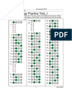 Pharmacology Practice Test I Answer Key 