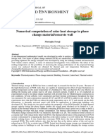 Numerical Computation PCM Concrete Wall