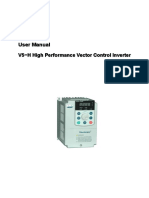 VTdrive V5-H High Performance Vector Control Inverter User Manual