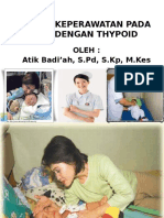 Asuhan Keperawatan Pada Anak Dengan Thypoid Bu Atik B