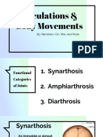 articulations body movements