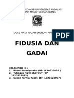 Fidusia Gadai