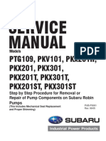 Subaru Pumps Pkv101 Pkx201h Pkx201 Pkx301 Pkx201st Pkx301st Pkx201t Pkx301t Service