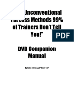 Companion Manual the Unconventional Fat Loss 99 Trainers Don't Tell You