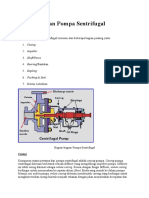 Dasar Teori Pompa Sentrifugal