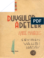 Andre Maurois-Duygular Ve Adetler