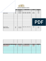 Accounts Verification Sheet