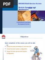 Ma5600 Multi Service Access Module Operation and Maintenance